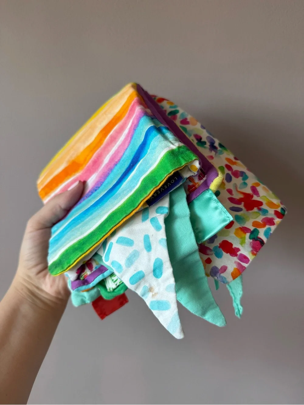 Lovevery Soft‎ Sensory Colorful Book Toy from Charmer Kit Book ONLY